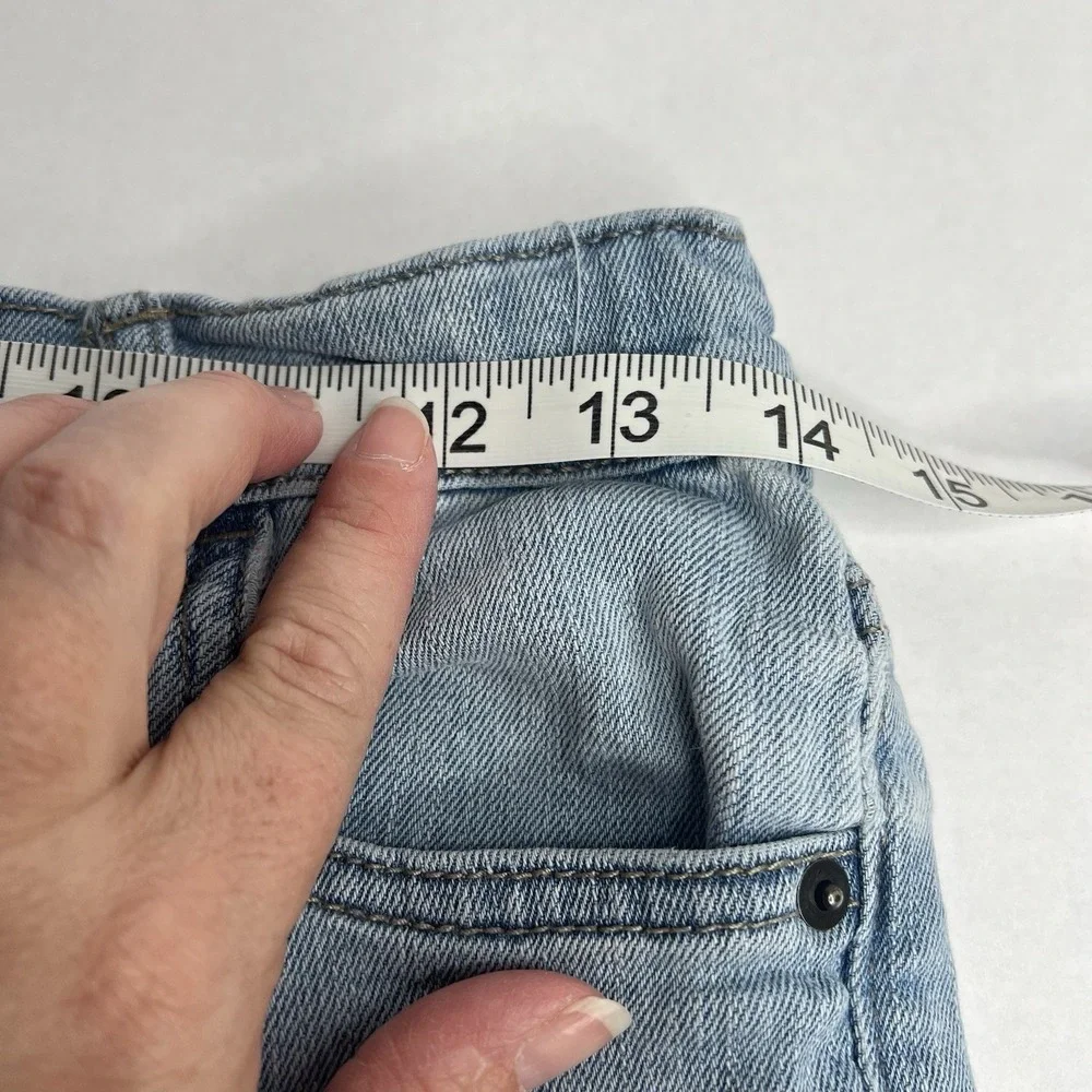 Children's Place Stretch Straight Leg Light Wash Denim Jeans Size 14 Adjustable‎